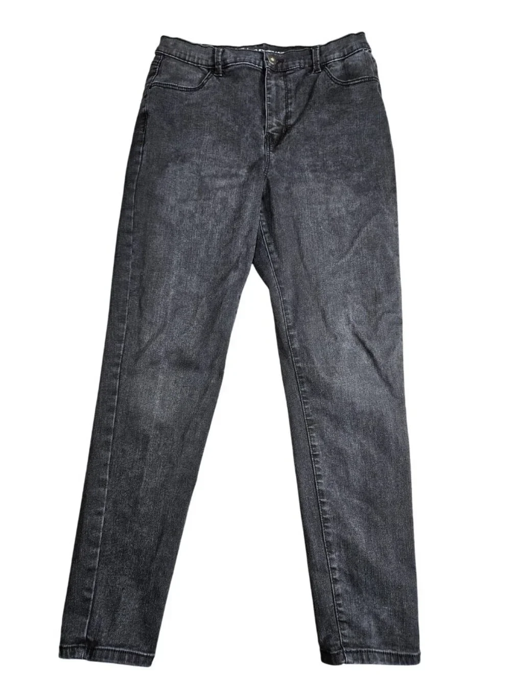 No‎ Boundaries Jegging Jeans Juniors 13 Charcoal Wash High Rise Stretch Denim